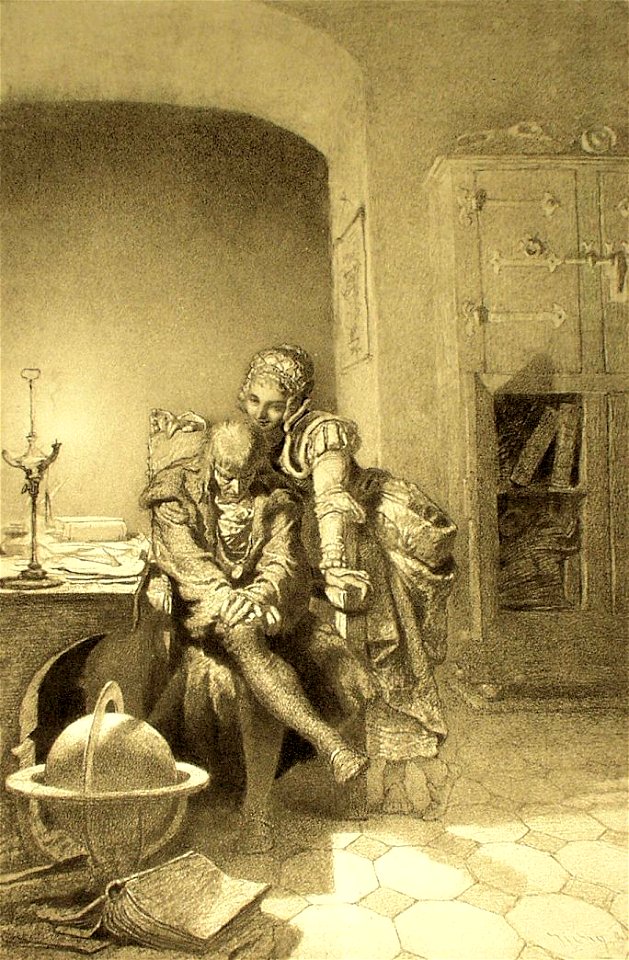 Mihály Zichy - Illustration to Imre Madách's The Tragedy of Man - In Prague (Scene 8)