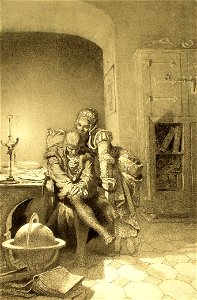 Mihály Zichy - Illustration to Imre Madách's The Tragedy of Man - In Prague (Scene 8)
