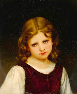 Mignon by William-Adolphe Bouguereau. Free illustration for personal and commercial use.