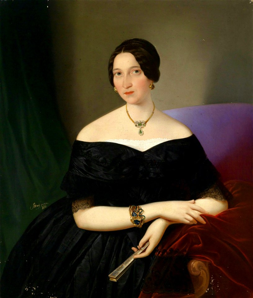 Mihael Stroj - Portret Luize Pesjak