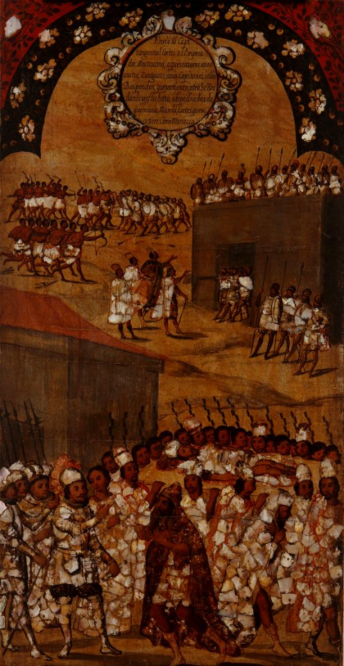 Miguel Gonzales - La Conquista de México. Tabla XVII - Google Art Project