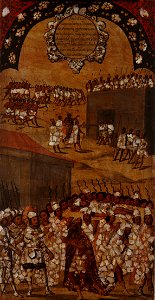 Miguel Gonzales - La Conquista de México. Tabla XVII - Google Art Project