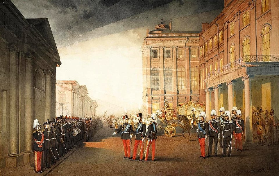 Mihaly von Zichy-Parade Anichkov Palace Petersburg