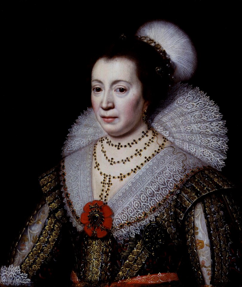 Anne, Lady Carleton by Michiel Jansz. van Miereveldt