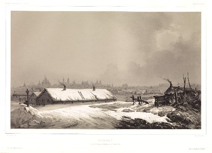 Miensk, Plabanskija Młyny. Менск, Плябанскія Млыны (Lauvergne, 1840)