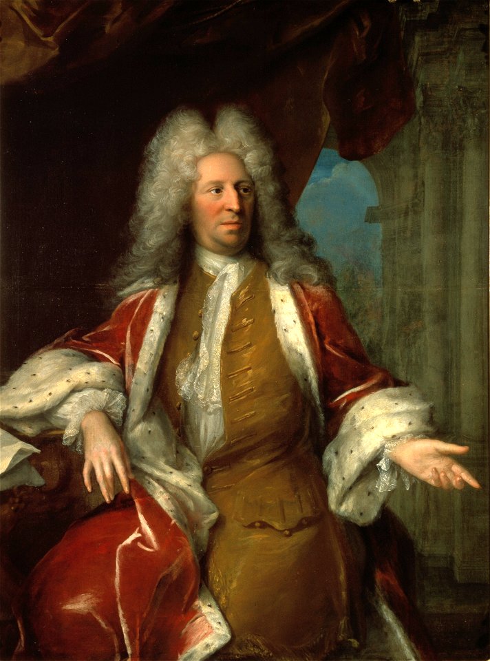 Nicodemus Tessin d.y., 1654-1728 (Georg Desmarées) - Nationalmuseum - 15692