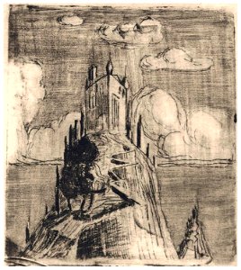 Mikalojus Konstantinas Ciurlionis - Castle (Temple) - 1907-1908