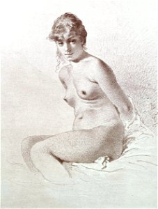 Mihály Zichy - Studies Of Nudes (1)