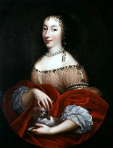 Mignard, possibly after - Henrietta of England - National Portrait Gallery