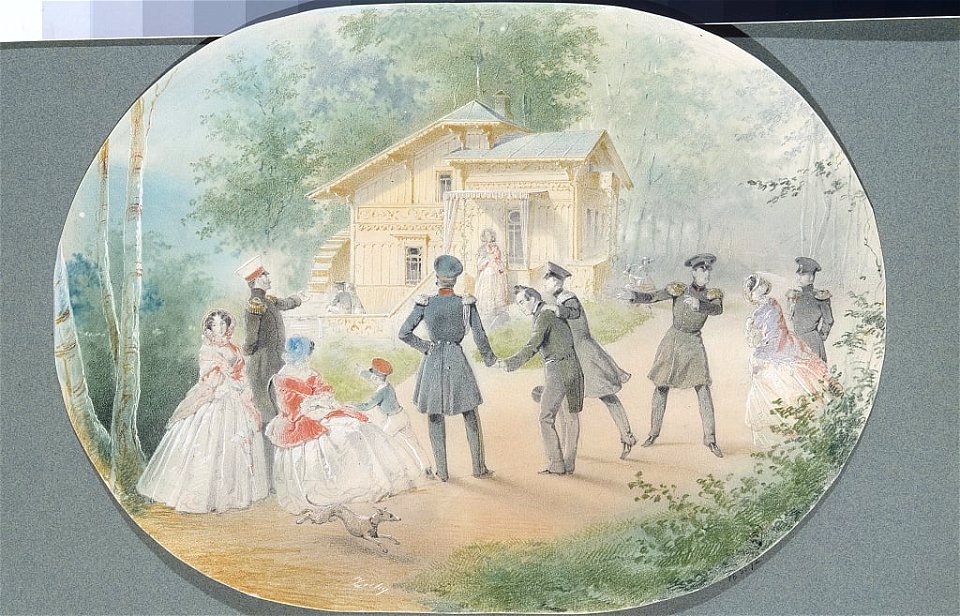Mihaly Zichy - Childrens Mill Alexandria Park Peterhof