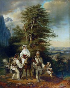 Miklós Barabás - Romanian Family on their Way to Market (copy)FXD