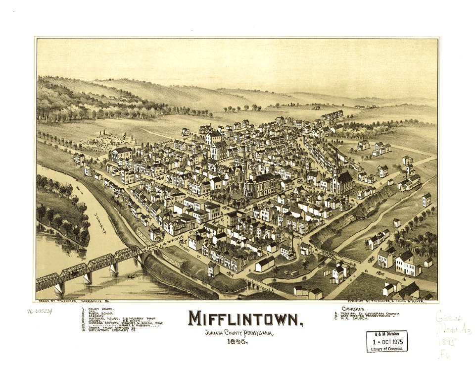 Mifflintown, Juniata County, Pennsylvania. LOC 76695234