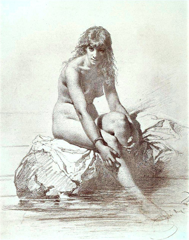 Mihály Zichy - Studies Of Nudes (0)