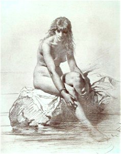 Mihály Zichy - Studies Of Nudes (0)