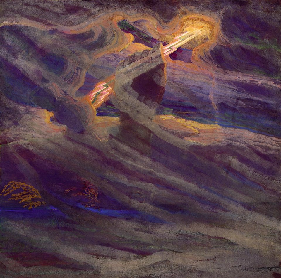 Mikalojus Konstantinas Ciurlionis - PERKUNAS (THOR) - 1909