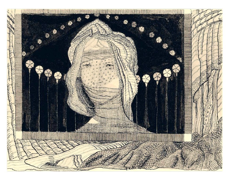 Mikalojus Konstantinas Ciurlionis - Composition (Veiled Woman) - 1907 - 08