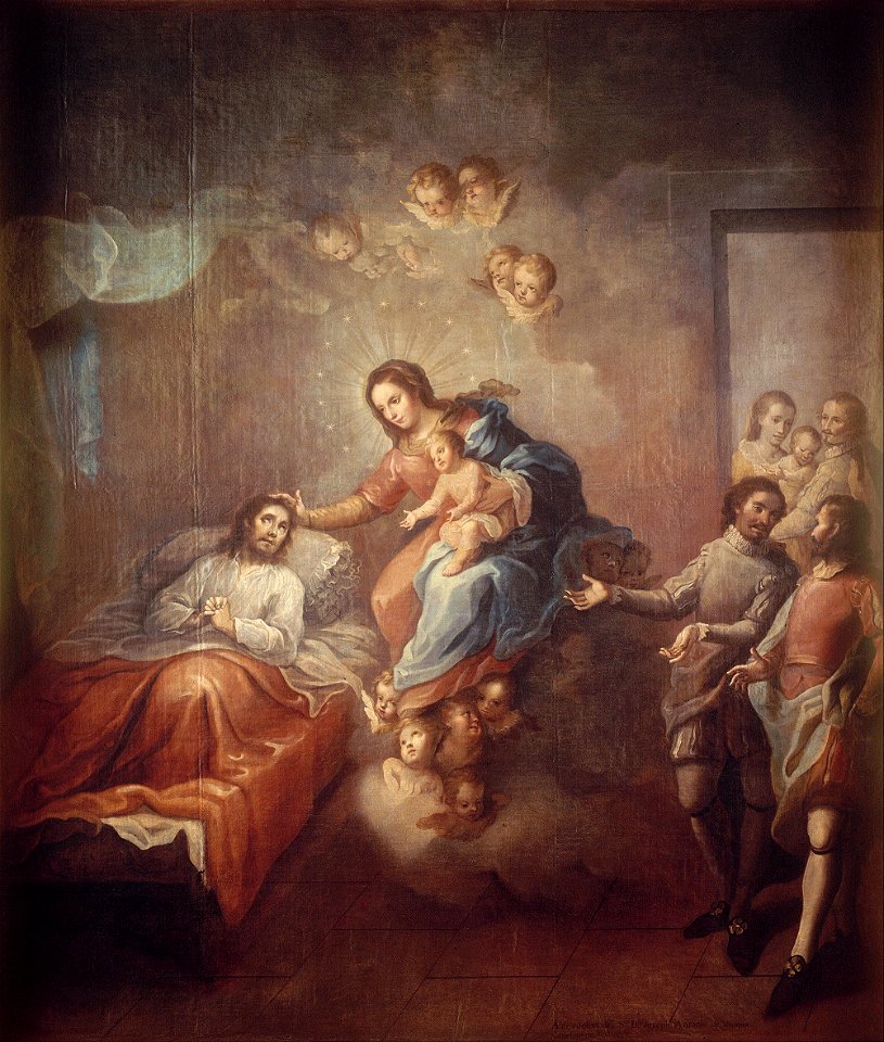 Miguel Cabrera - The Conversion of Saint Ignatius Loyola - Google Art Project