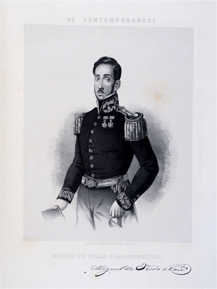 Miguel de Frias e Vasconcellos - Litografia