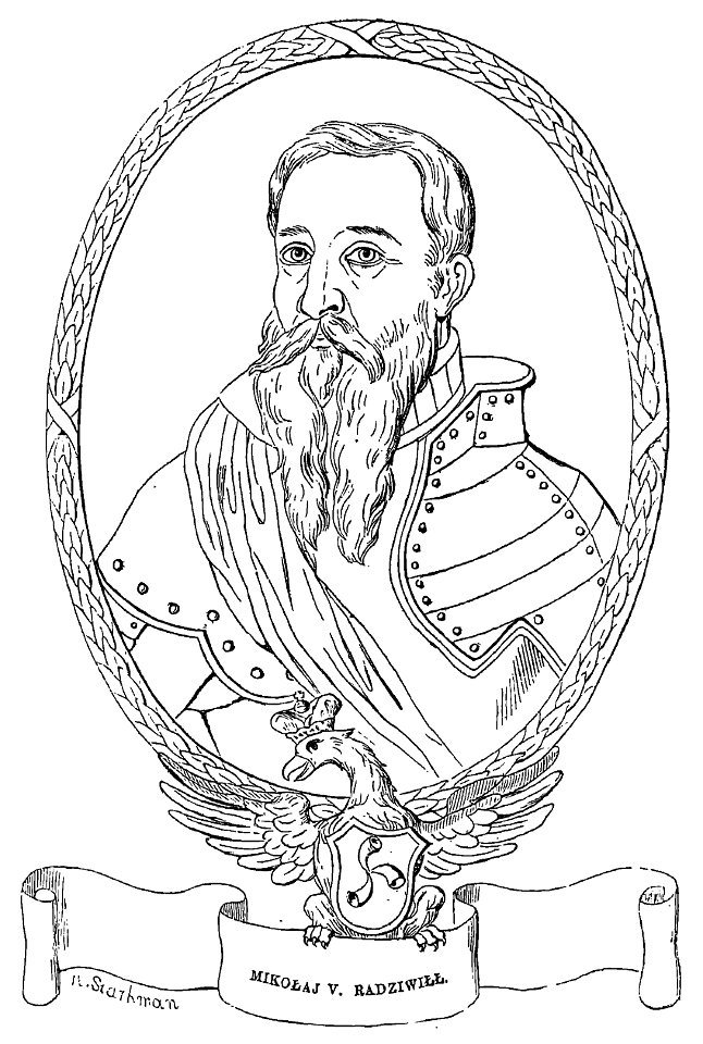 Mikałaj Radzivił Rudy. Мікалай Радзівіл Руды (M. Starkman, 1857)