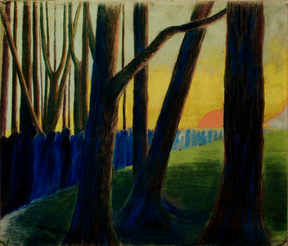 Mikalojus Konstantinas Ciurlionis - FUNERAL SYMPHONY (III) - 1903, Varsuva
