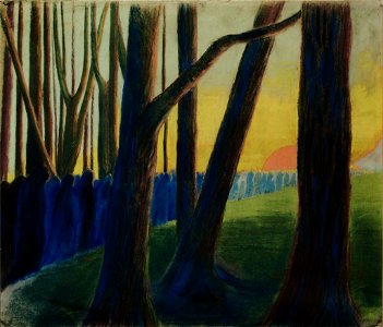 Mikalojus Konstantinas Ciurlionis - FUNERAL SYMPHONY (III) - 1903, Varsuva