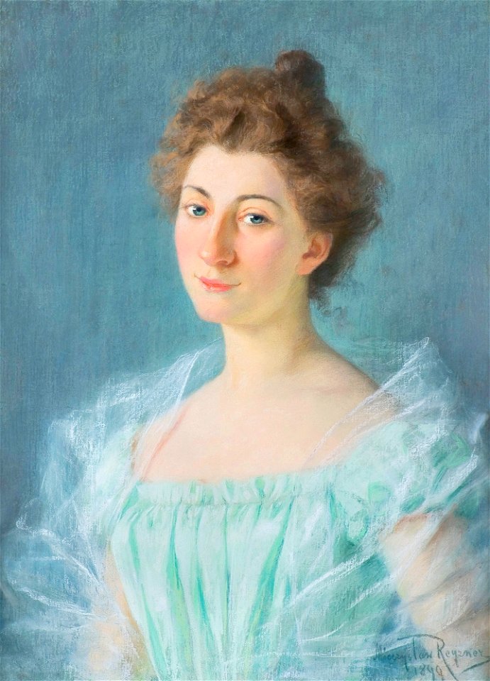 Mieczysław Reyzner - Portret Lwowianki 1899