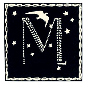 Mikalojus Konstantinas Ciurlionis - Initial M - 1908