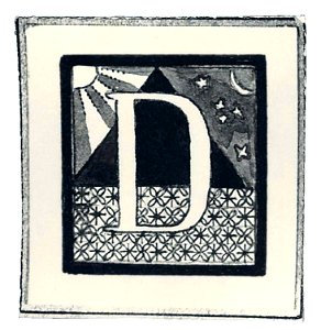 Mikalojus Konstantinas Ciurlionis - Initial D - 1908