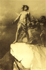 Mihály Zichy - Illustration to Imre Madách's The Tragedy of Man - Outside the Paradise (Scene 15) - WGA25986