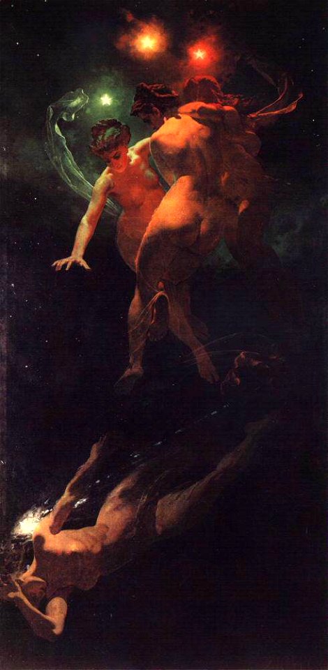 Mihály Zichy - Falling Stars - WGA25972
