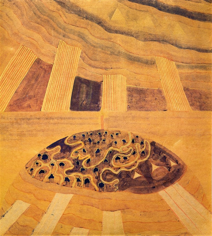Mikalojus Konstantinas Ciurlionis - ANDANTE (Sonata I) - 1907, Druskininkai