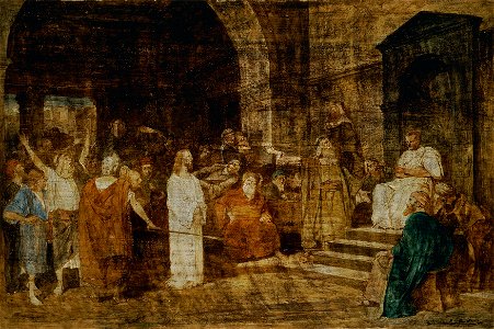 Mihály von Munkácsy - Christus vor Pilatus - 8987 - Österreichische Galerie Belvedere