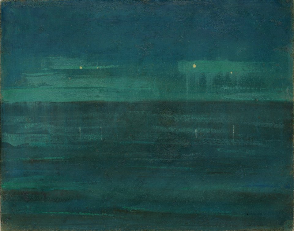 Mikalojus Konstantinas Ciurlionis - SEA AT NIGHT - 1906