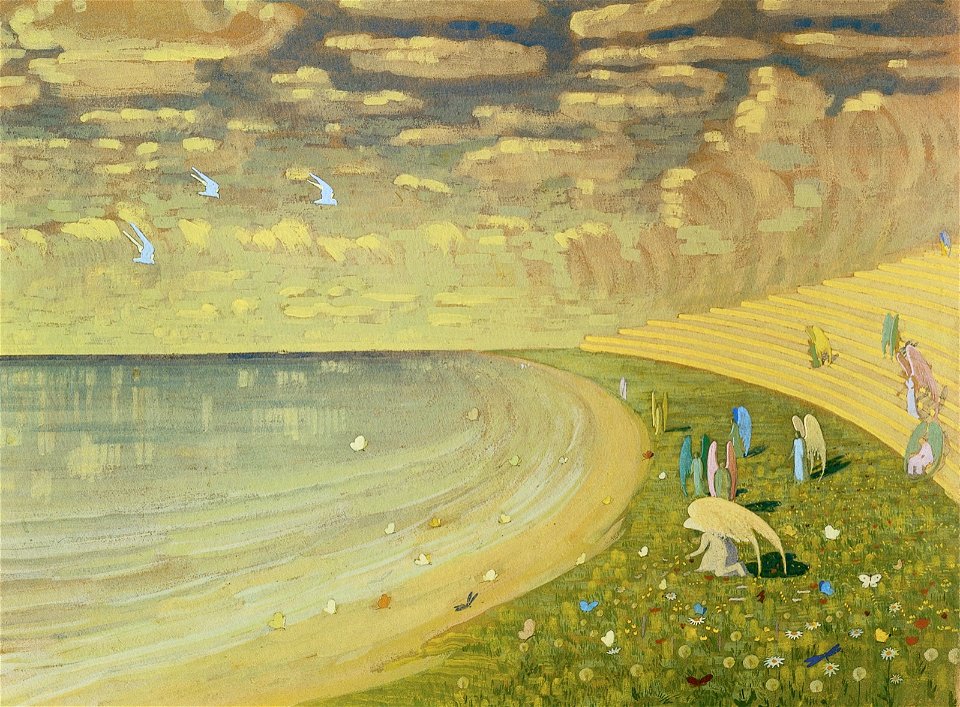 Mikalojus Konstantinas Ciurlionis - ANGELS (PARADISE) - 1909