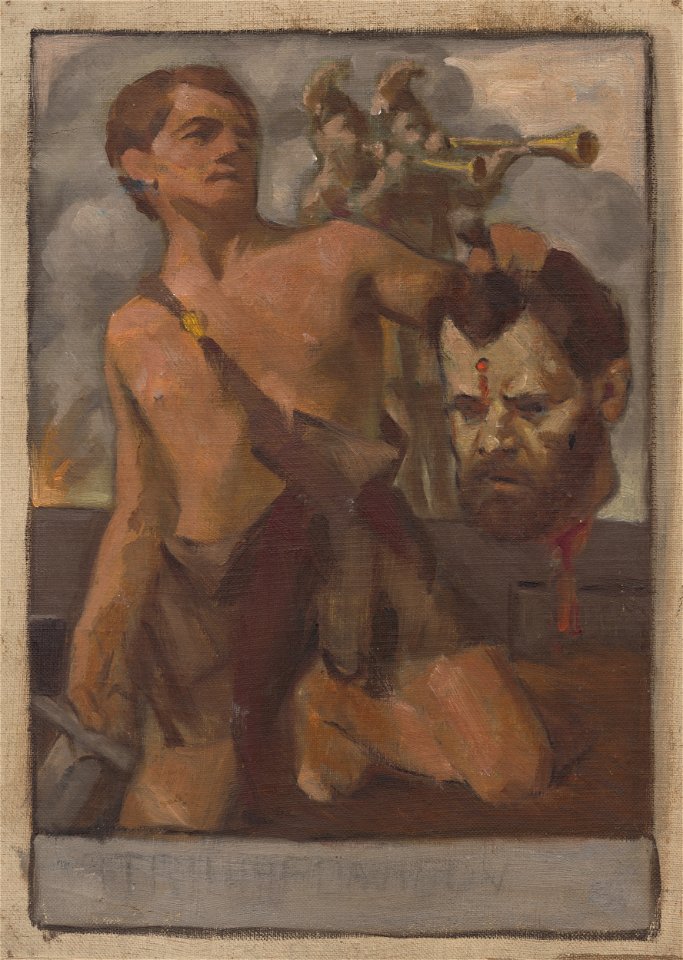 Milan Thomka Mitrovský - Study of Composition with Biblical Scene - O 2685 - Slovak National Gallery