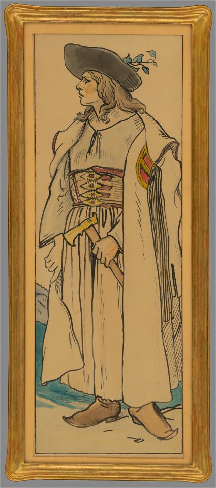 Mikuláš Aleš - Figure of a Slovak Highwayman - K 40 - Slovak National Gallery