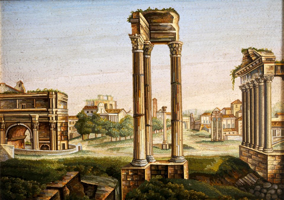 Mikromosaikbild Forum Romanum