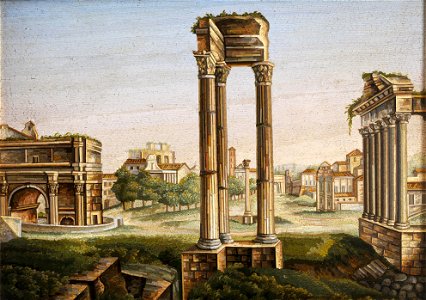 Mikromosaikbild Forum Romanum