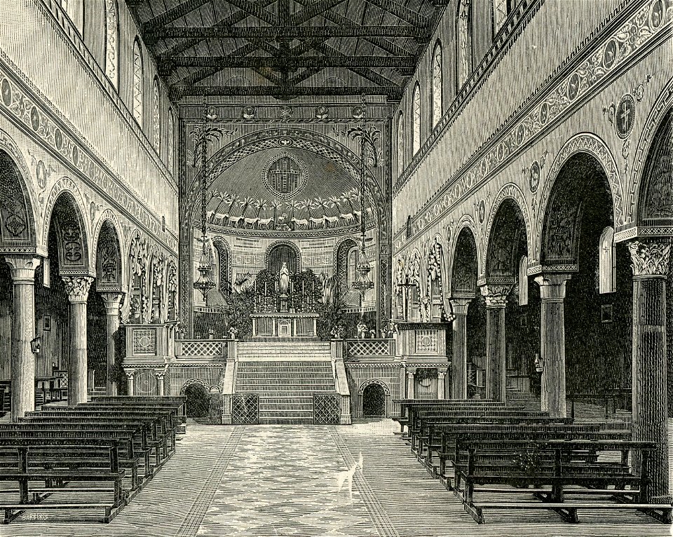 Milano interno della chiesa di San Vincenzo in Prato