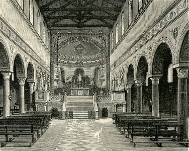 Milano interno della chiesa di San Vincenzo in Prato