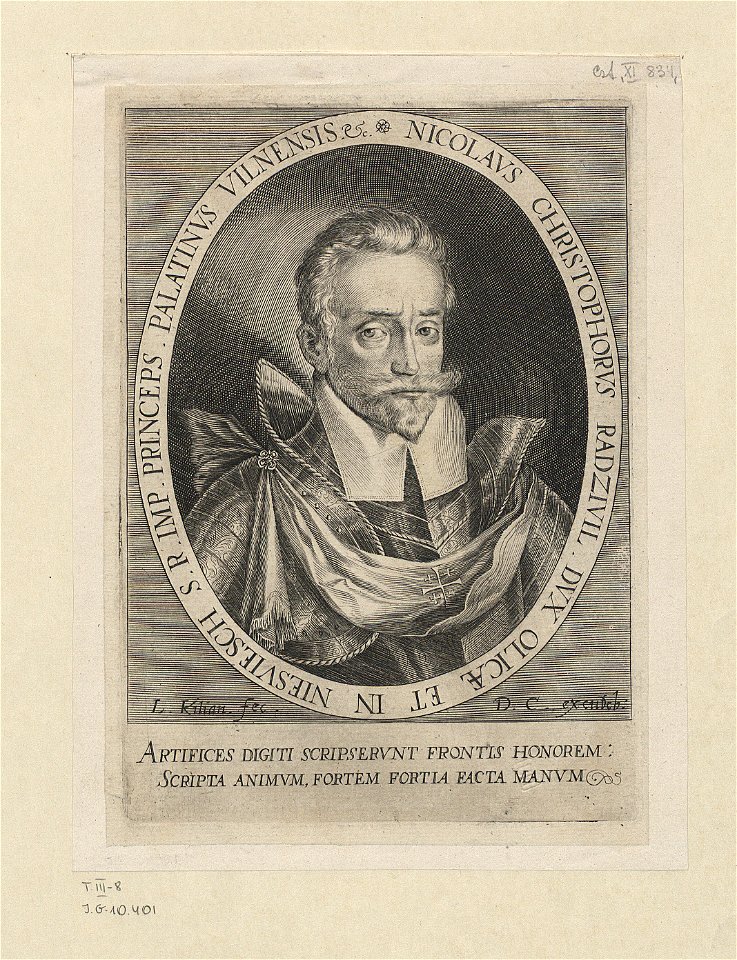 Mikałaj Radzivił Sirotka. Мікалай Радзівіл Сіротка (L. Kilian, 1610-37) (2)