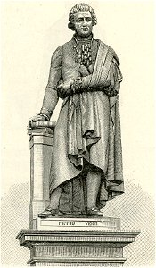 Milano monumento a Pietro Verri nel palazzo di Brera