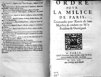 Milice de paris 82670