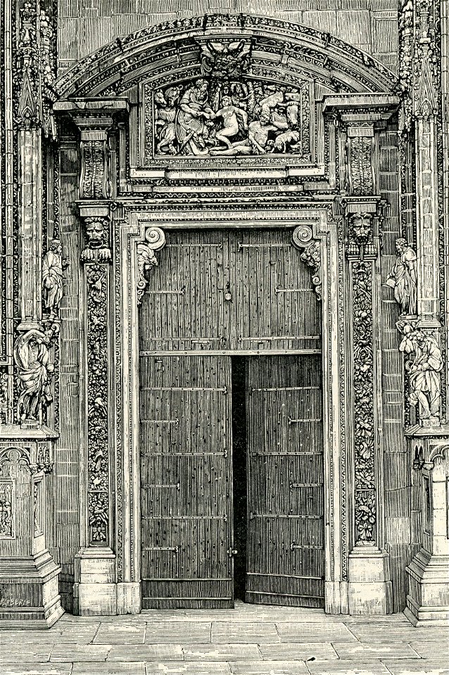 Milano Porta maggiore del Duomo