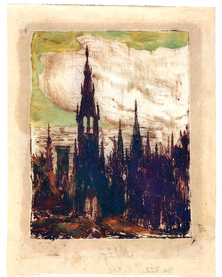 Mikalojus Konstantinas Ciurlionis - City (Towers) - 1906