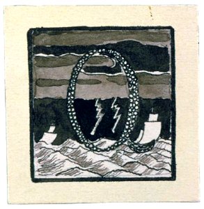 Mikalojus Konstantinas Ciurlionis - Initial O - 1908