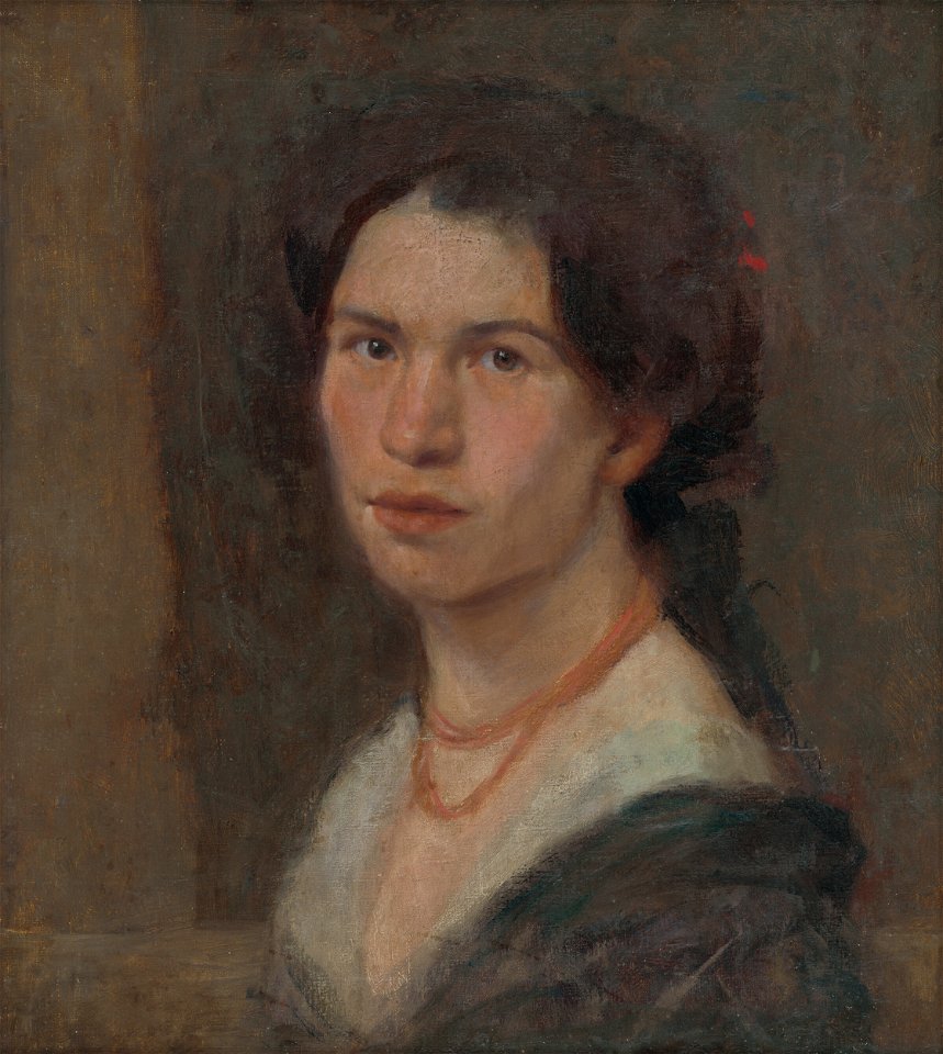 Milan Thomka Mitrovský - Portrait of the Artist Jonášová - O 154 - Slovak National Gallery