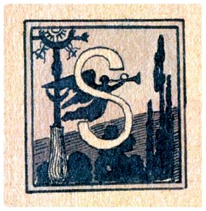 Mikalojus Konstantinas Ciurlionis - Initial S - 1908