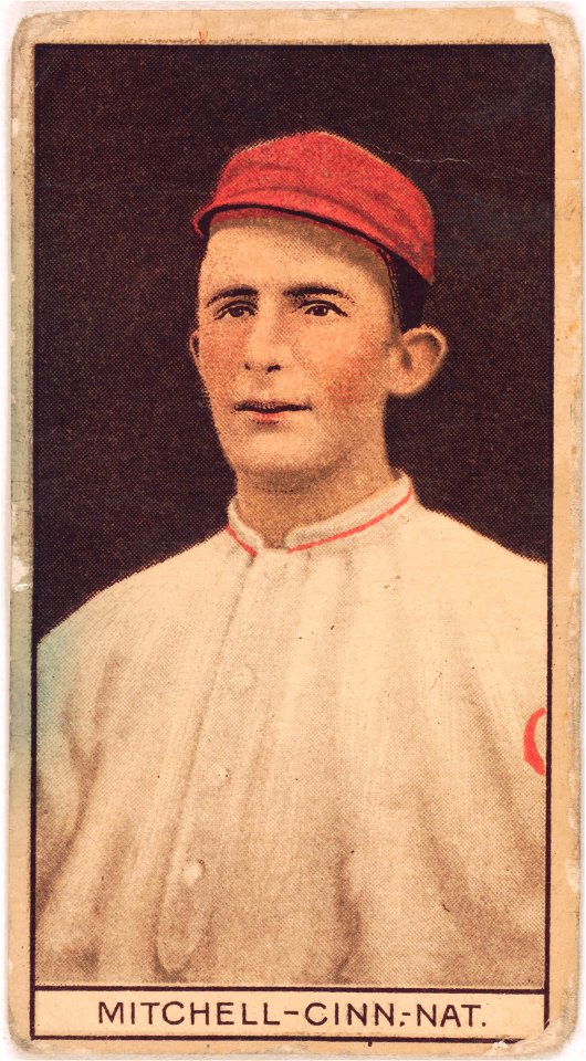 Mike Mitchell, Cincinnati Reds, baseball card portrait LCCN2008677976