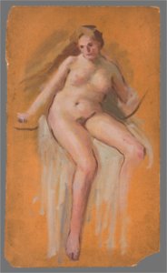 Milan Thomka Mitrovský - Study for the Painting 'Lady Godiva' - O 2930 - Slovak National Gallery